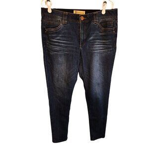 Democracy Jeans Women's 12 Blue "Ab" Solution Skinny Mid Rise Denim